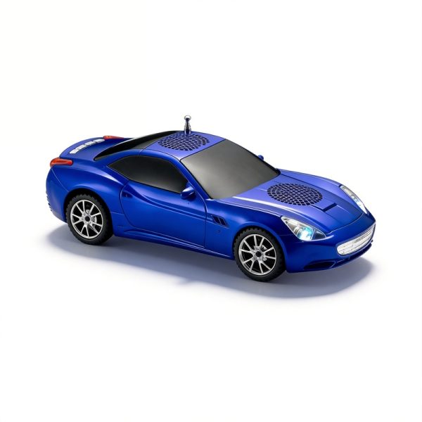 Altavoz Bluetooth modelo de coche WS-580 con pantalla LED, radio FM, dise&ntilde;o retro, coleccionable