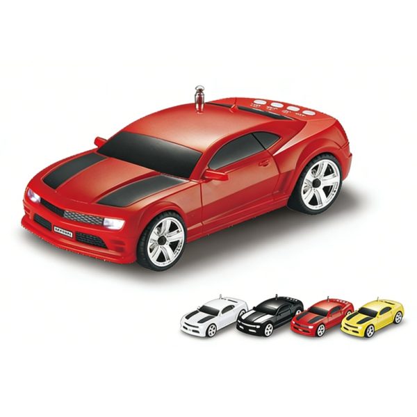 Altavoz Bluetooth modelo de coche WS-600RL con pantalla LED, radio FM, dise&ntilde;o retro, coleccionable