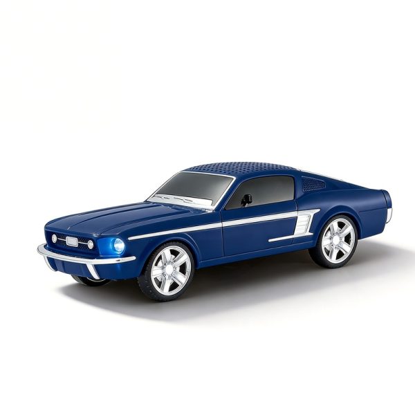 Altavoz Bluetooth modelo de coche vintage WS-1967 con pantalla LED, radio FM, dise&ntilde;o retro, coleccionable