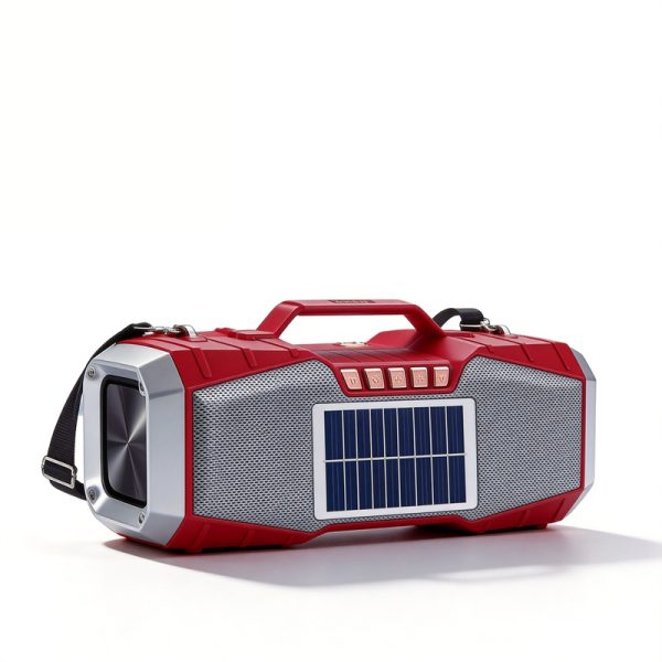 Altavoz Bluetooth con energ&iacute;a solar WS-1857 con linterna de carga solar para exteriores, camping y luz de emergencia