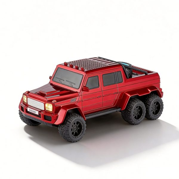 Altavoz Bluetooth modelo de coche WS-G63 con radio FM, dise&ntilde;o retro, coleccionable (Mercedes G63 pickup)