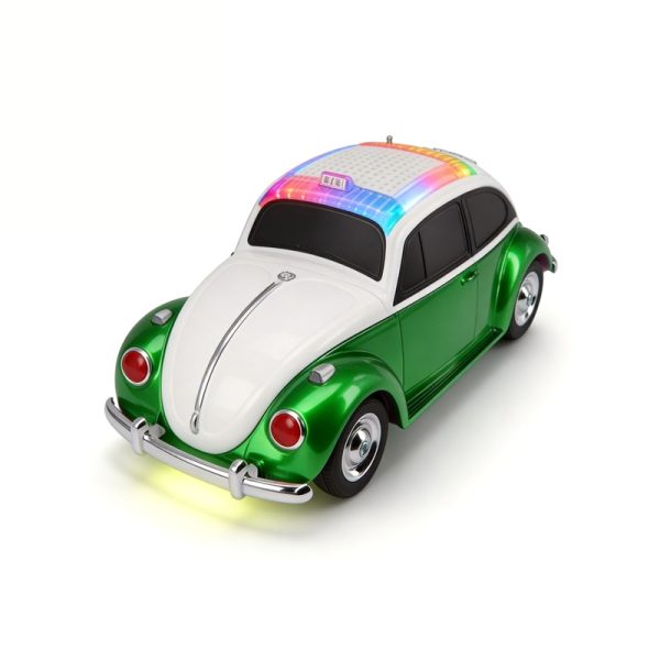Altavoz Bluetooth modelo de coche WS-1958BT con pantalla LED, radio FM, dise&ntilde;o retro, coleccionable