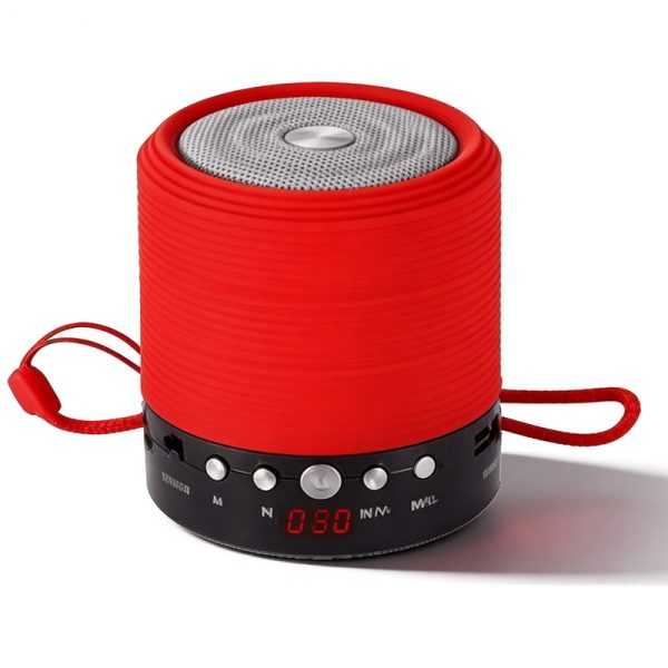 Altavoz Bluetooth port&aacute;til mini WS-632 con pantalla LED, radio FM, tama&ntilde;o compacto, altavoz de bolsillo