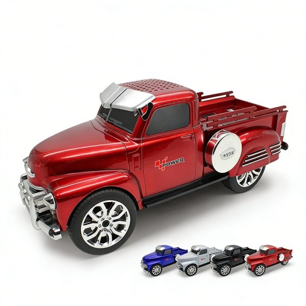Altavoz Bluetooth modelo de coche WS-558BT con pantalla LED, radio FM, dise&ntilde;o retro, coleccionable