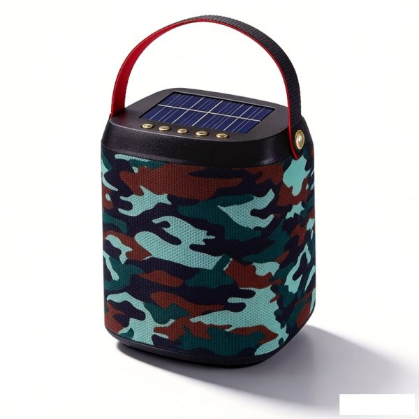 Altavoz Bluetooth con energ&iacute;a solar WS-3150 con linterna de carga solar para exteriores, camping y luz de emergencia