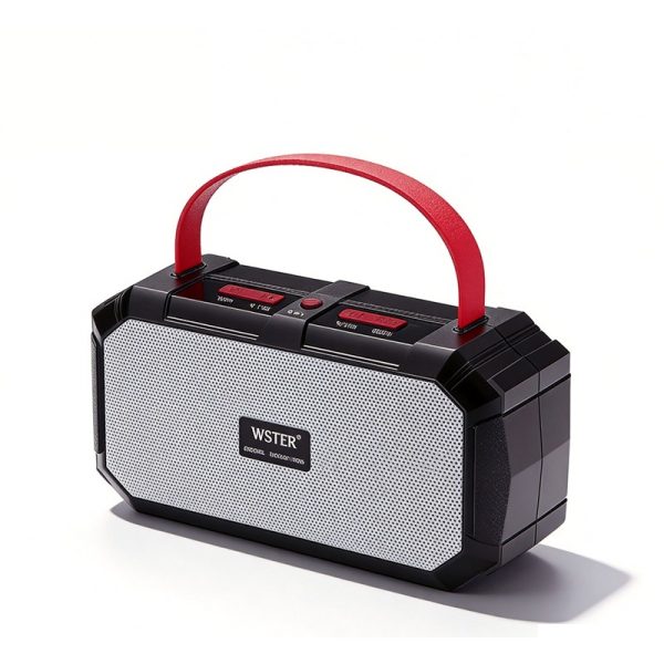 Altavoz Bluetooth con energ&iacute;a solar WS-1866 con radio FM de carga solar, luz de emergencia para acampar al aire libre