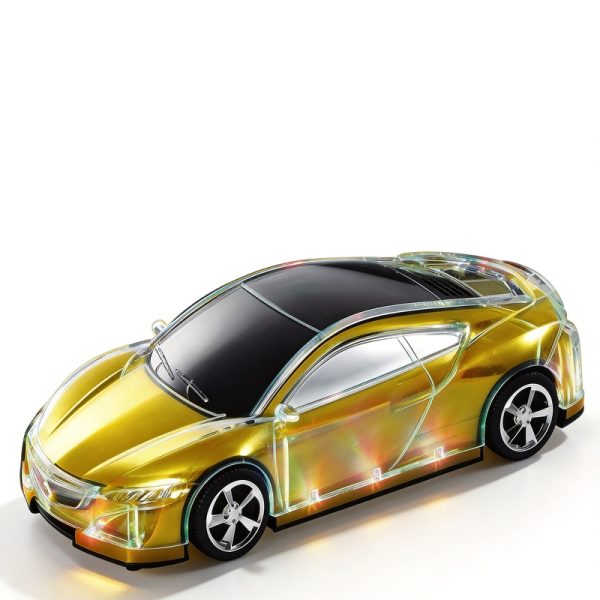 Altavoz Bluetooth modelo de coche WS-280 con pantalla LED, radio FM, dise&ntilde;o retro, coleccionable