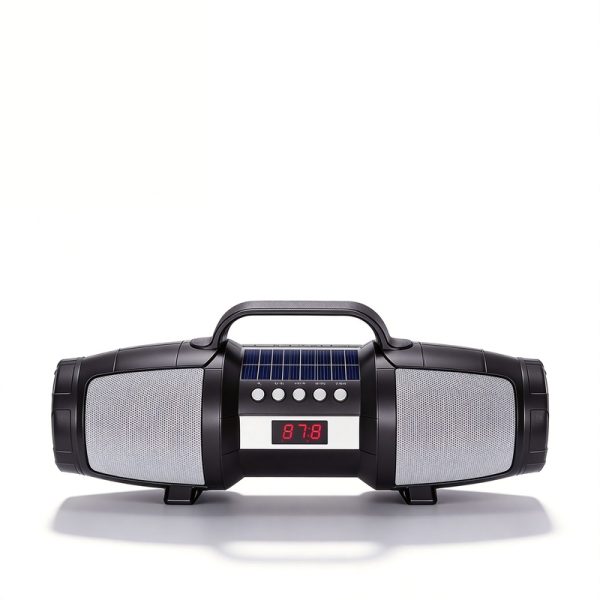 Altavoz Bluetooth con energ&iacute;a solar WS-1862 con radio FM de carga solar, luz de emergencia para acampar al aire libre